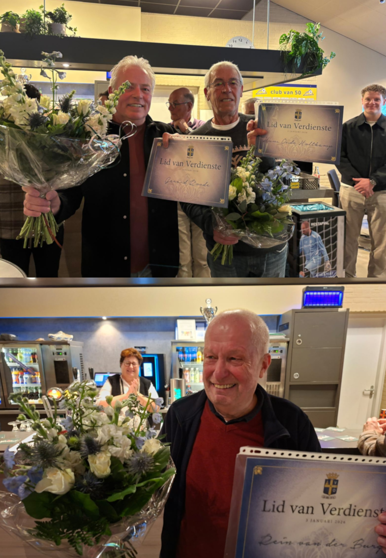 Huldiging leden van verdienste